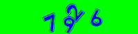 Blue Captcha Image