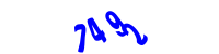 Blue Captcha Image