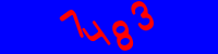 Blue Captcha Image