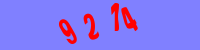 Blue Captcha Image