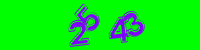 Blue Captcha Image
