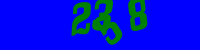 Blue Captcha Image