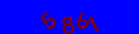 Blue Captcha Image