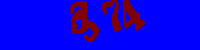 Blue Captcha Image