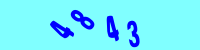 Blue Captcha Image