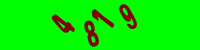 Blue Captcha Image