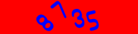 Blue Captcha Image