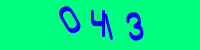 Blue Captcha Image