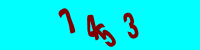 Blue Captcha Image