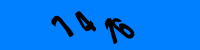 Blue Captcha Image