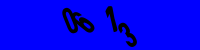 Blue Captcha Image