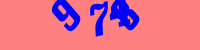 Blue Captcha Image