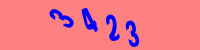 Blue Captcha Image