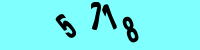 Blue Captcha Image