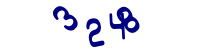 Blue Captcha Image