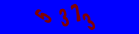Blue Captcha Image