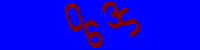 Blue Captcha Image