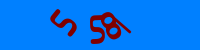 Blue Captcha Image