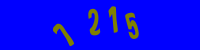 Blue Captcha Image