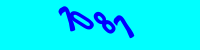 Blue Captcha Image