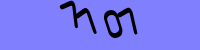 Blue Captcha Image