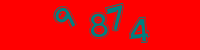 Blue Captcha Image