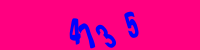 Blue Captcha Image