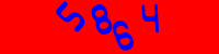 Blue Captcha Image