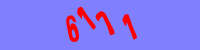 Blue Captcha Image