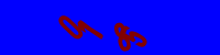 Blue Captcha Image