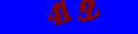 Blue Captcha Image