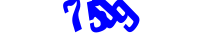 Blue Captcha Image