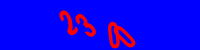 Blue Captcha Image