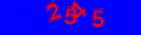 Blue Captcha Image