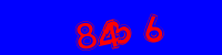 Blue Captcha Image