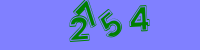 Blue Captcha Image