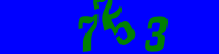 Blue Captcha Image