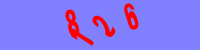Blue Captcha Image