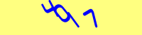 Blue Captcha Image