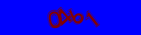 Blue Captcha Image