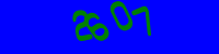 Blue Captcha Image