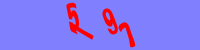 Blue Captcha Image