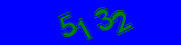 Blue Captcha Image