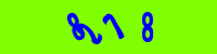 Blue Captcha Image