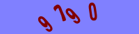 Blue Captcha Image