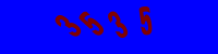 Blue Captcha Image