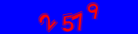 Blue Captcha Image
