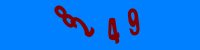 Blue Captcha Image