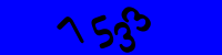 Blue Captcha Image