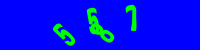 Blue Captcha Image